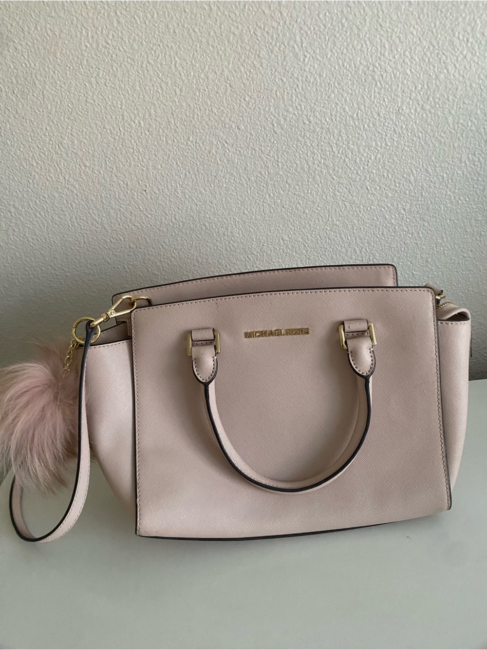 Michael Kors Selma Crossbody/Satchel In Blush